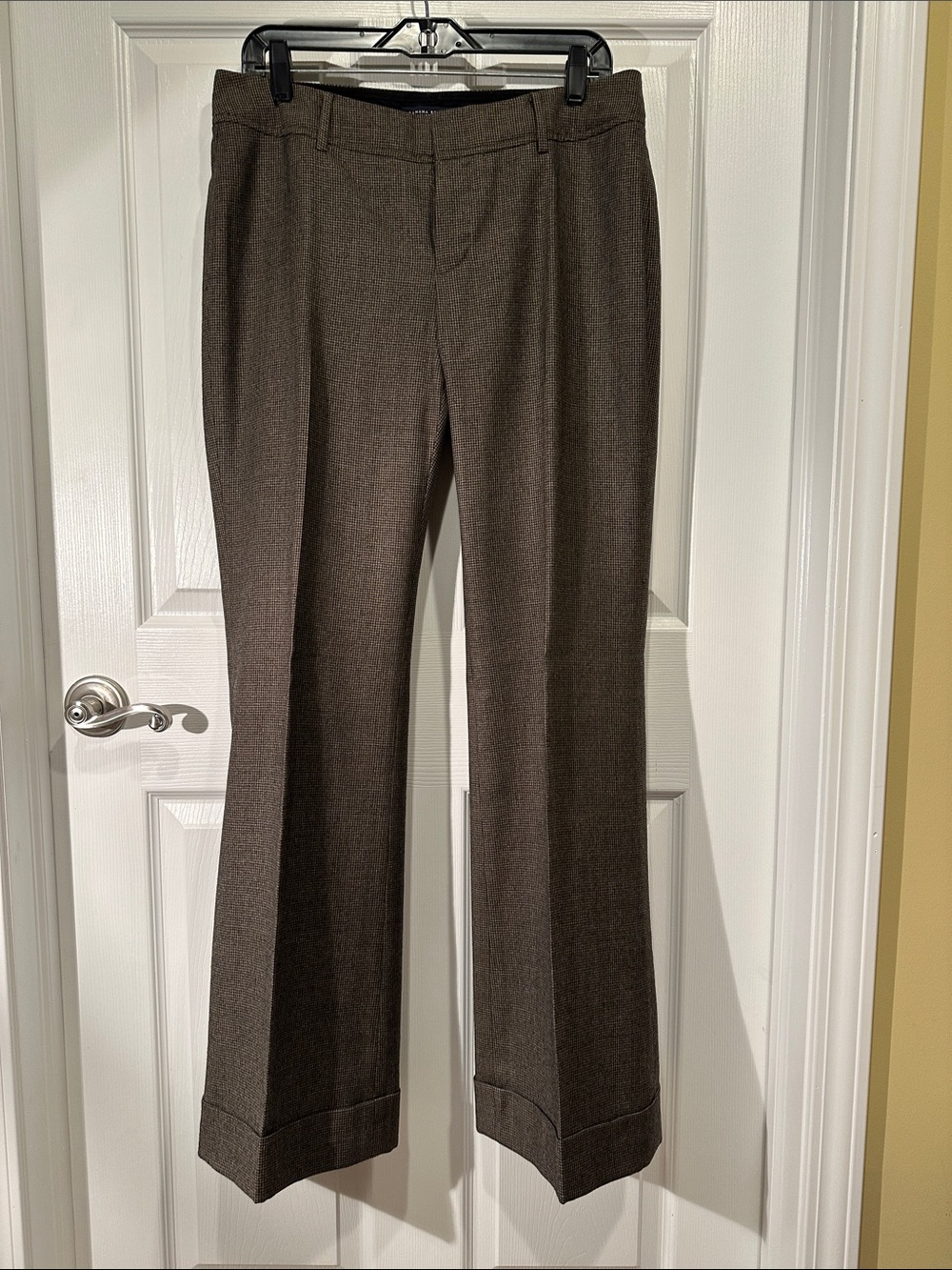 Banana Republic Wide-Leg Dress Pants in Brown